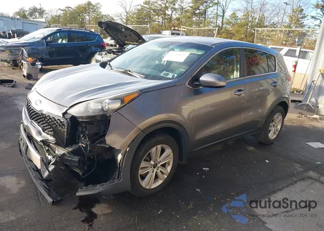 2018 Kia Sportage Lx из США, поврежденный, VIN KNDPMCAC2J7454000